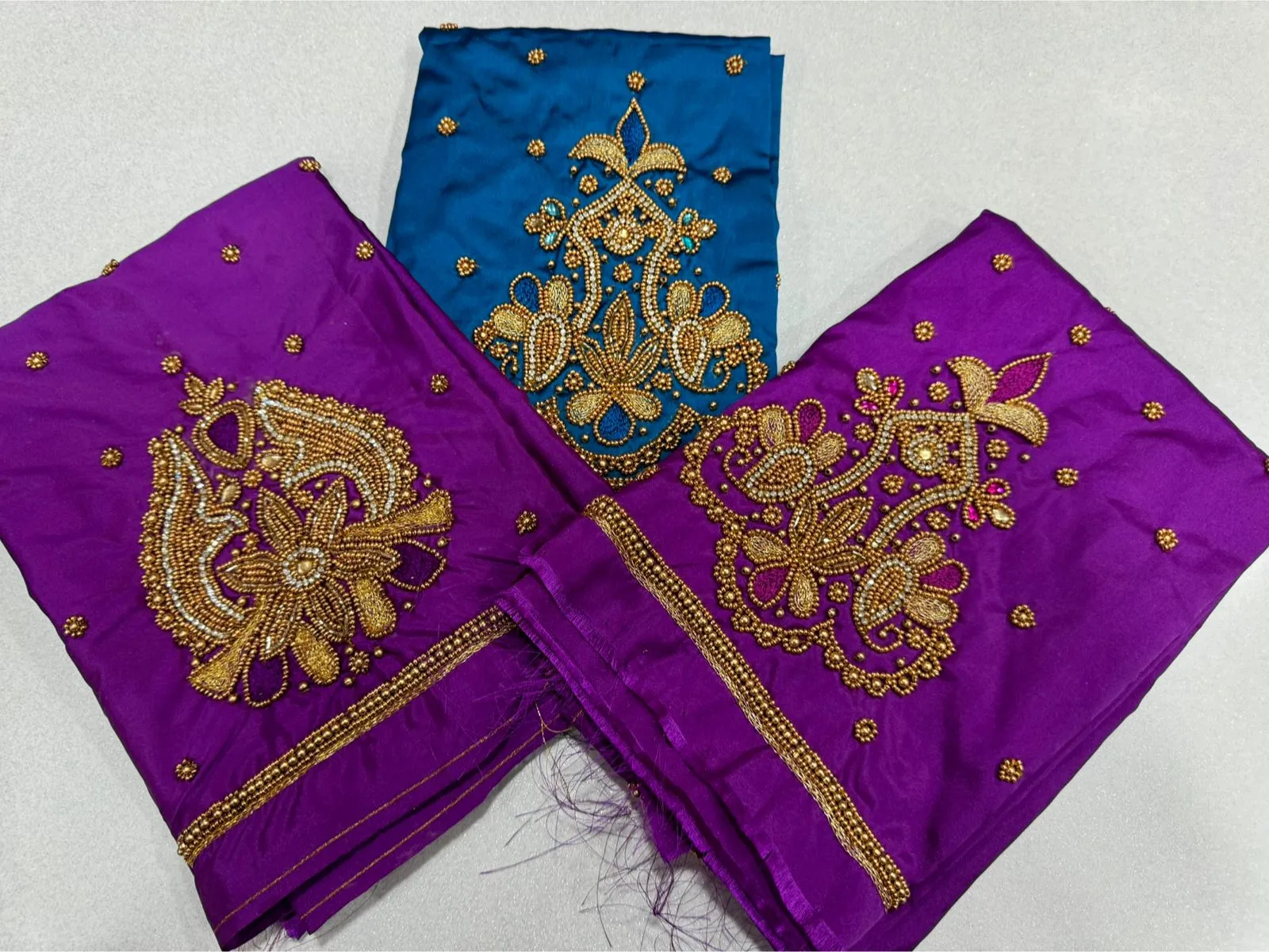 Budget-Friendly Beauty: Pink Beads Aari Work Blouse Now on Offer!