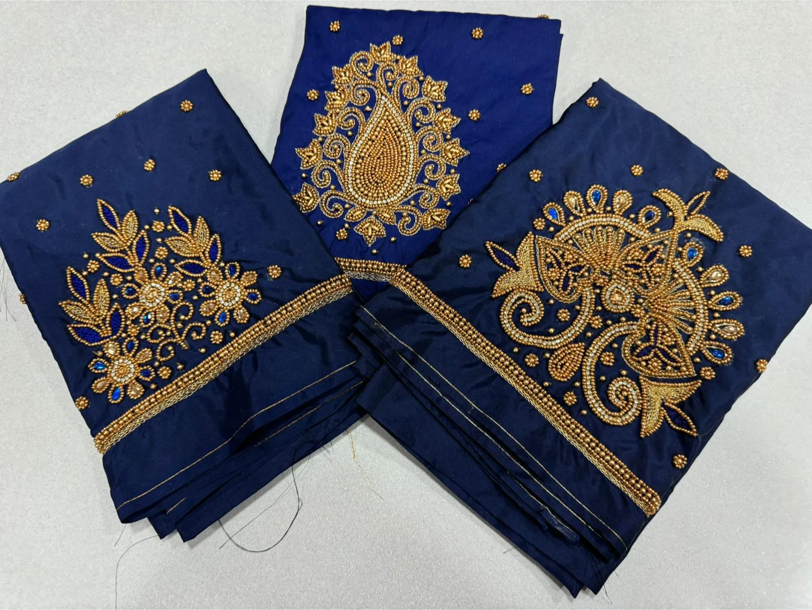 Budget-Friendly Beauty: Pink Beads Aari Work Blouse Now on Offer!