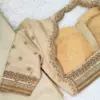 Elegant Half White Maggam Work Blouse – Premium Handcrafted Bridal Style for Every Occasion