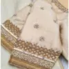 Elegant Half White Maggam Work Blouse – Premium Handcrafted Bridal Style for Every Occasion