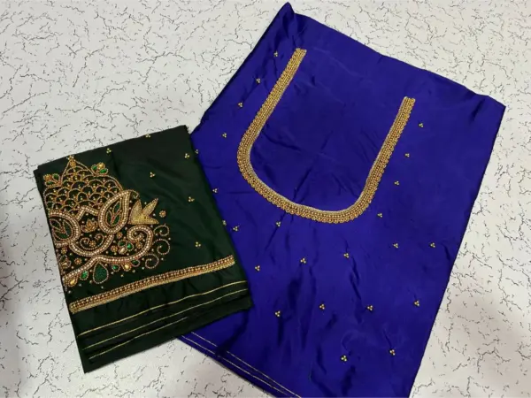 Elegant Threads – Buti Aariwork Blouse for Effortless Grace