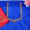 Elegant Tissue Buti Aariwork Blouse – Handcrafted Design at Offer Price | Customizable Ethnic Wear Online