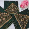 Elegant Tissue Buti Aariwork Blouse – Handcrafted Design at Offer Price | Customizable Ethnic Wear Online