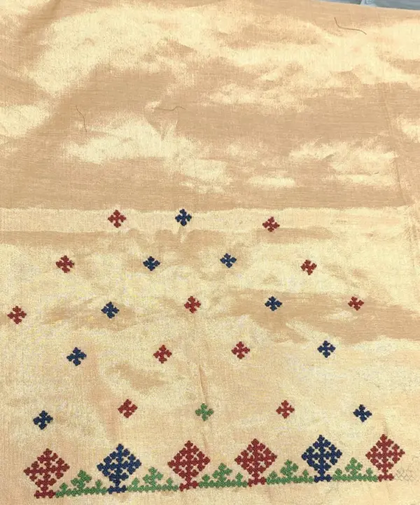 Handcrafted Gold Kutch Work Blouse – Traditional Elegance with Premium Detailing