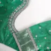 Pastel Elegance – Designer Aariwork Blouse in Soothing Green Hue