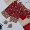 Timeless Red Bridal Blouse – Designer Handcrafted Perfection for Wedding Looks