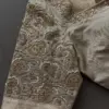 Beige Grand Maggam Work Engagement Blouse Designer Elegance for Special Moments