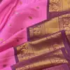 Elegant WeavesGadwal Silk Saree with Intricate Buta & Kanchi Borders