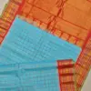 Exquisite Gadwal Body Checks Silk Saree with Gorgeous Temple Border & Pallu