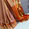 Exquisite Pure Banarasi Kadhwa Tissue Silk Saree with Sona Rupa Zari & Meena Borders
