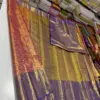 Golden Glow Pure Tissue Bridal Saree with Handloom Excellence