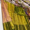 Golden Glow Pure Tissue Bridal Saree with Handloom Excellence