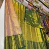 Golden Glow Pure Tissue Bridal Saree with Handloom Excellence