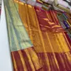 Golden Glow Pure Tissue Bridal Saree with Handloom Excellence