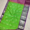 Grand Launch: Kuppadam Mangalagiri Handloom Pattu Sarees with Silver Zari Kanchi Borders & Contrast Pallu