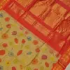 Heritage Gadwal Cotton Kalamkari Saree Masterpiece in Kuthu Interlock Weaving