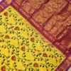 Heritage Gadwal Cotton Kalamkari Saree Masterpiece in Kuthu Interlock Weaving