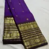 Luxury Kanchipuram Silk Saree with 1G+++ Pure Gold Zari Authentic Silk Mark Certified