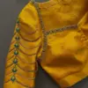 Mustard Yellow Full Sleeves Bridal Maggam Work Blouse Royal Elegance for Weddings Online