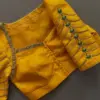 Mustard Yellow Full Sleeves Bridal Maggam Work Blouse Royal Elegance for Weddings Online