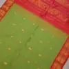 Premium Gadwal Cotton Saree with Buta Meena & Kuthu Interlock Weaving | Pure Combed Yarn