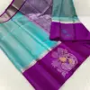 Premium Kuppadam Tissue Pattu Sarees Handloom Bridal Elegance with Contrast Brocade Blouse