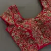 Red Grand Bridal Maggam Work Blouse Royal Elegance for Your Wedding Day