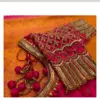 Regal Red Zardosi Maggam Work Bridal Blouse Designer Masterpiece