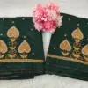 Royal Touch Badam Beads Buti Aariwork Blouse for Regal Occasions