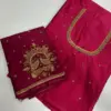 Stunning Red Beads Aari Work Blouse Festive Favorite on Exclusive Offer!