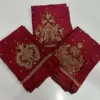 Stunning Red Beads Aari Work Blouse Festive Favorite on Exclusive Offer!