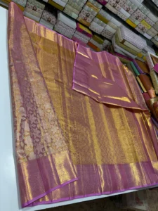 Timeless Beauty Handwoven Tissue Silk Saree for Grand Bridal Looks