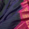 Timeless Elegance Pure Gadwal Silk Saree with Rich Zari Border – Royal Heritage Weave