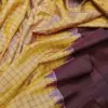 Timeless Elegance Pure Gadwal Silk Saree with Rich Zari Border – Royal Heritage Weave