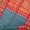 Timeless Gadwal Silk Saree with Kanchi Resham Pattu Border & Dual Buta | Kuthu Interlock Weaving
