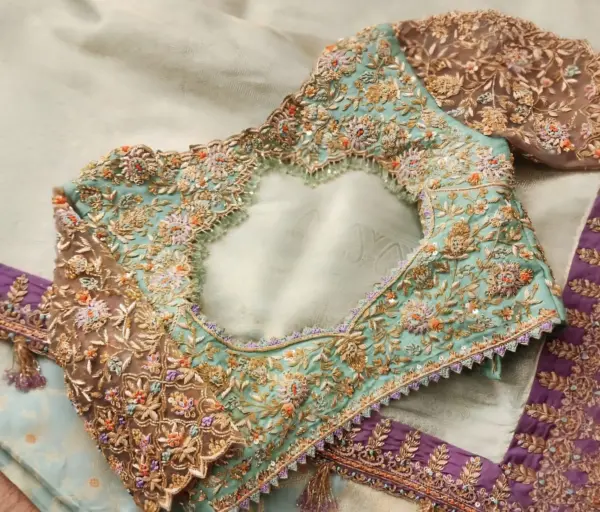 Bridal Wedding All Over Heavy Maggam Work Blouse Grand Designer Bridalwear