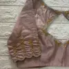 Designer Dusty Rose Pink Bridal Maggam Work Blouse Handcrafted Perfection