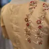 Exclusive Gold Wedding Maggam Work Blouse Elegant Bridal Wear Collection