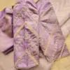 Latest Light Purple Maggam Blouse Perfect for Engagement & Festive Wear