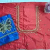 Budget-Friendly Maggam Work Blouse with Stunning Gold Butterfly Buti Design