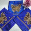 Budget-Friendly Maggam Work Blouse with Stunning Gold Butterfly Buti Design