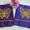 Budget-Friendly Maggam Work Blouse with Stunning Gold Butterfly Buti Design