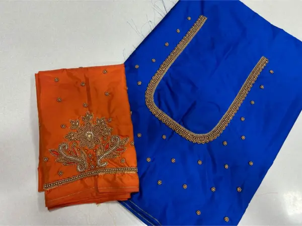 Buy Online Flower Aariwork Blouses Premium Quality Designer Wear at Best Prices