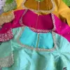 Buy Online Latest Maggam Work Raw Silk Blouses Under 3500 Ready-to-Wear Designer Picks