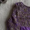 Buy Online Lavender Net Zardosi Party Wear Maggam Work Blouse Premium Ready-to-Wear Under 7K