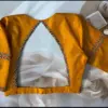 Buy Online Mustard Yellow Ready to Wear Maggam Work Designer Blouse New Trending Style Under 2500