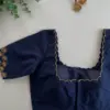 Buy Online Navy Blue Designer Maggam Work Blouse Latest Trending Ready-to-Wear Under 2000