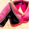 Exclusive Pink & Black Maggam Work Blouse Stylish Grand Ready-to-Wear Budget Pick 2025