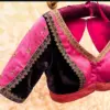 Exclusive Pink & Black Maggam Work Blouse Stylish Grand Ready-to-Wear Budget Pick 2025