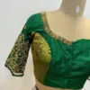 Grand Green Maggam Work Designer Blouse Perfect for Weddings & Receptions